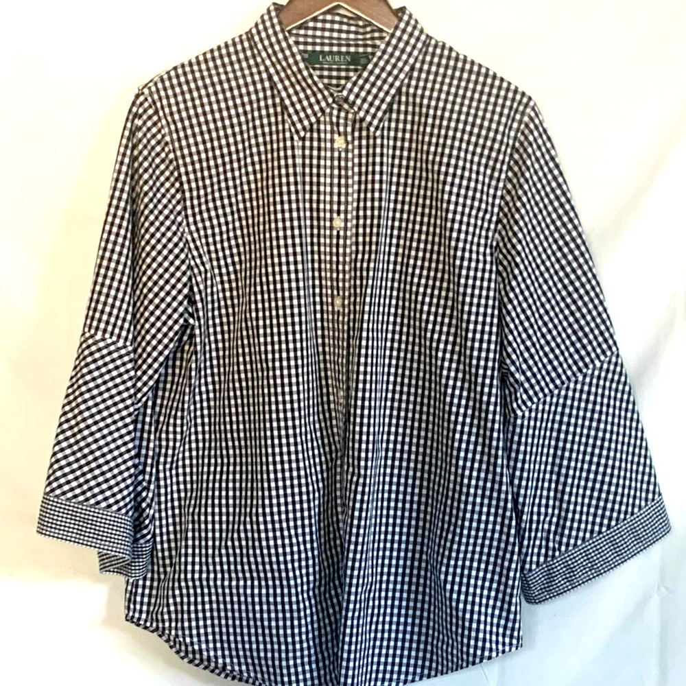 Lauren Ralph Lauren Women’s Gingham Button Down Gem